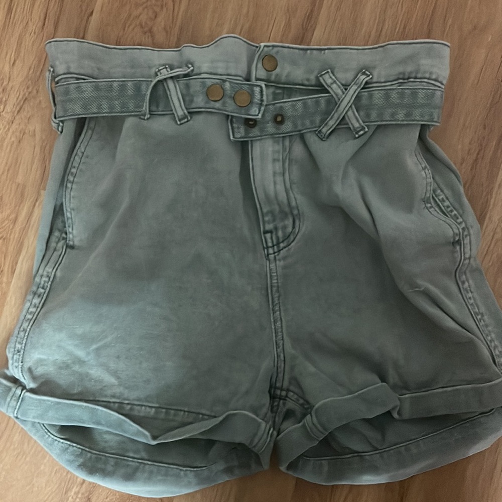Urban Outfitters Green Jean Shorts